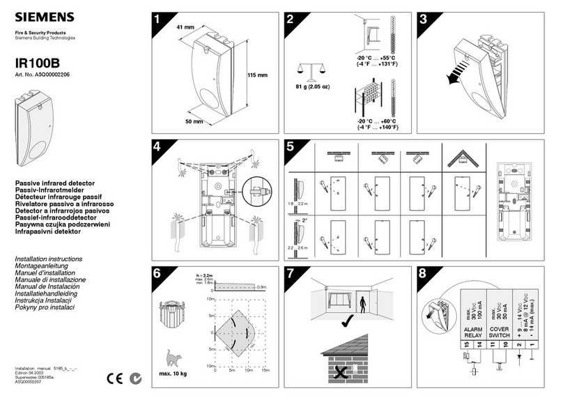 Siemens IR100B installation instructions