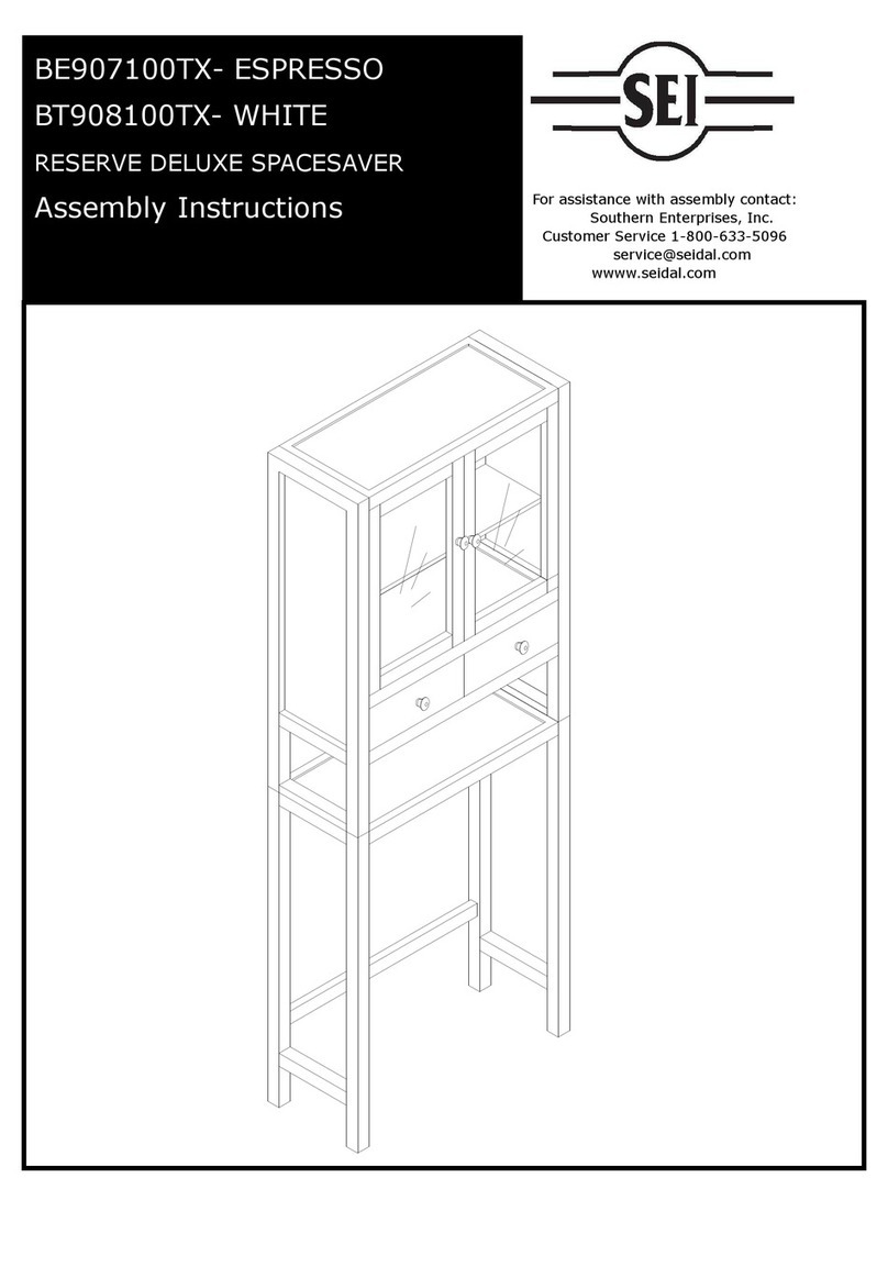 Southern Enterprises BE908100TX Assembly instructions