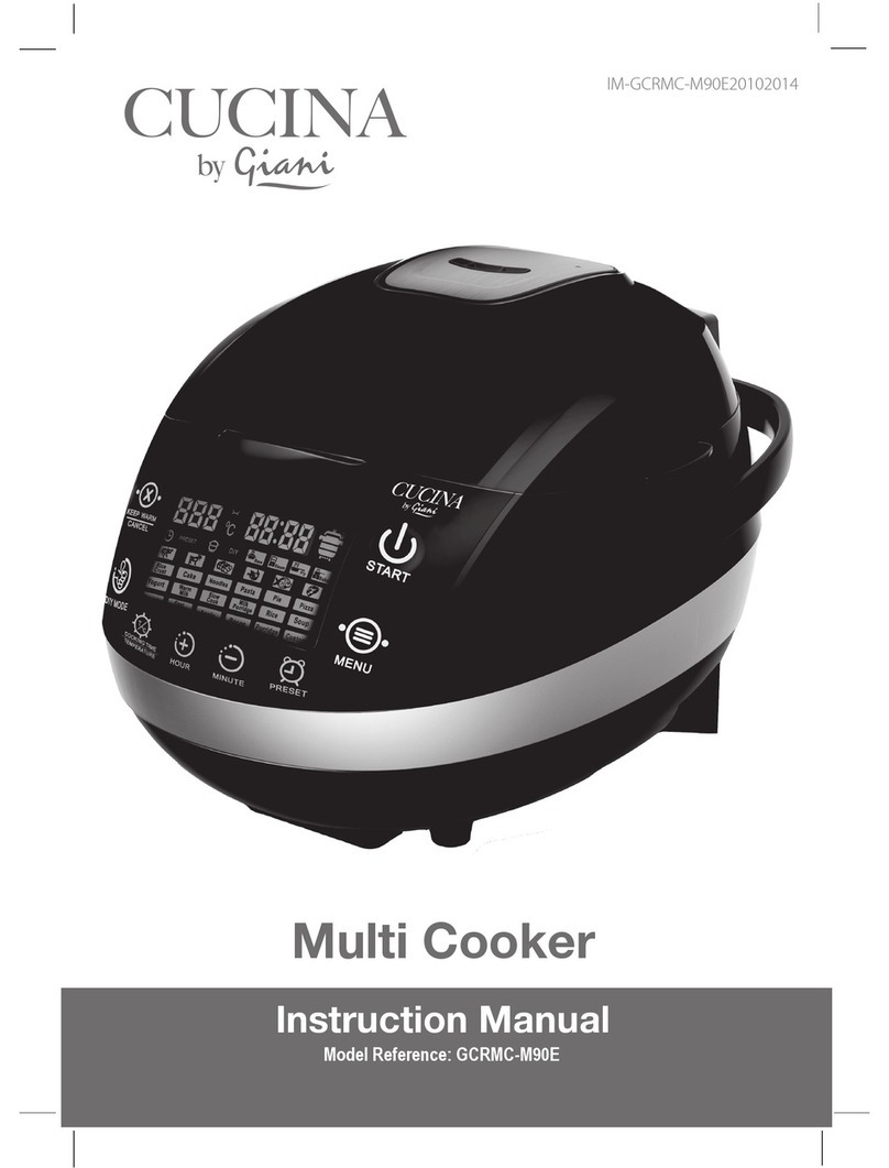 Cucina GCRMC-M90E instruction manual