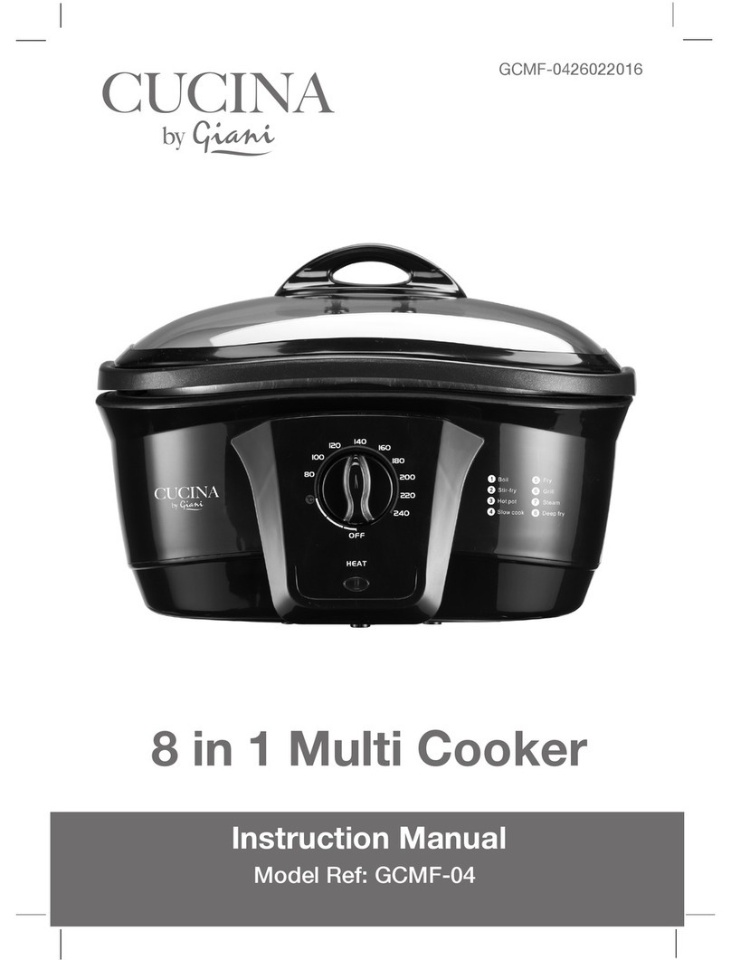 Cucina GCMF-04 instruction manual