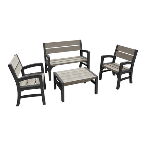 Keter MONTERO SET Assembly instructions