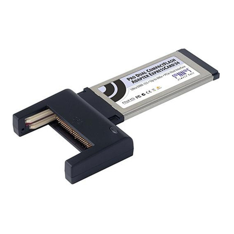 Sonnet Pro Dual CompactFlash Adapter ExpressCard/34 User manual