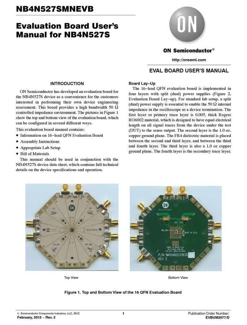 ON Semiconductor NB4N527S User's manual and programming guide