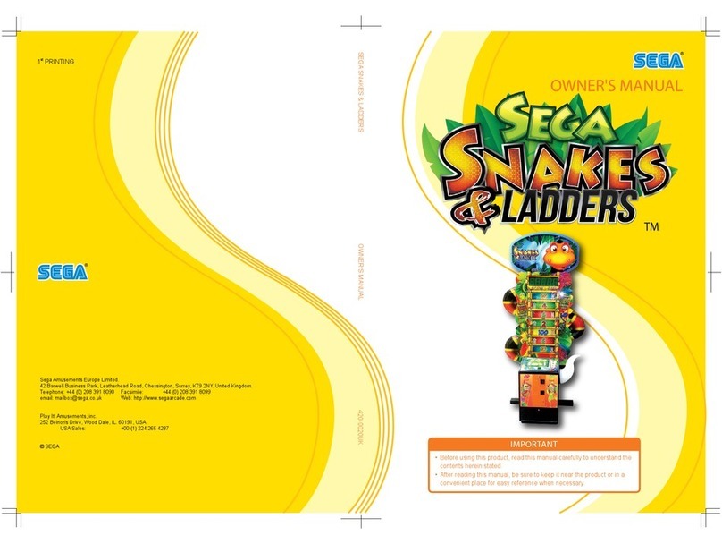 Sega Snakes & Ladders User manual