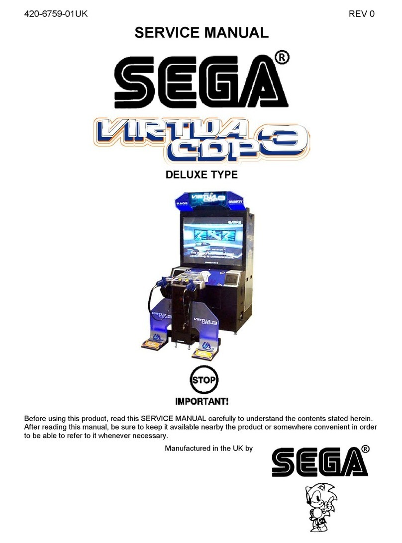 Sega Virtua Cop 3 Deluxe Type User manual