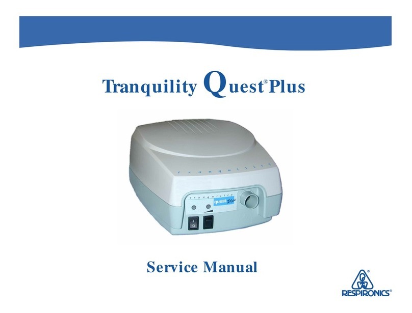 Respironics Tranquility Quest Plus User manual