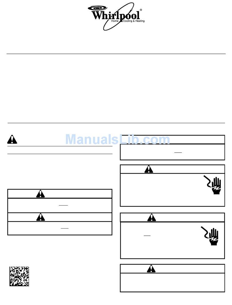 Whirlpool WAHMS Installation instructions and owner's manual