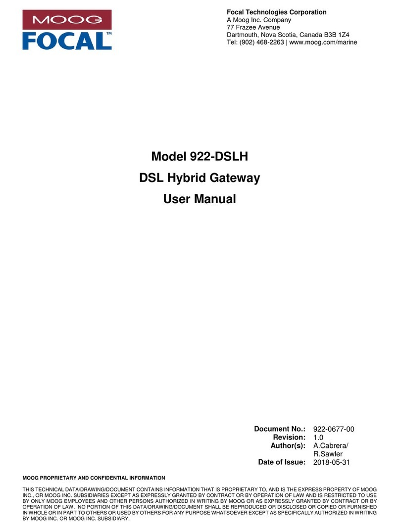Focal 922-DSLH User manual