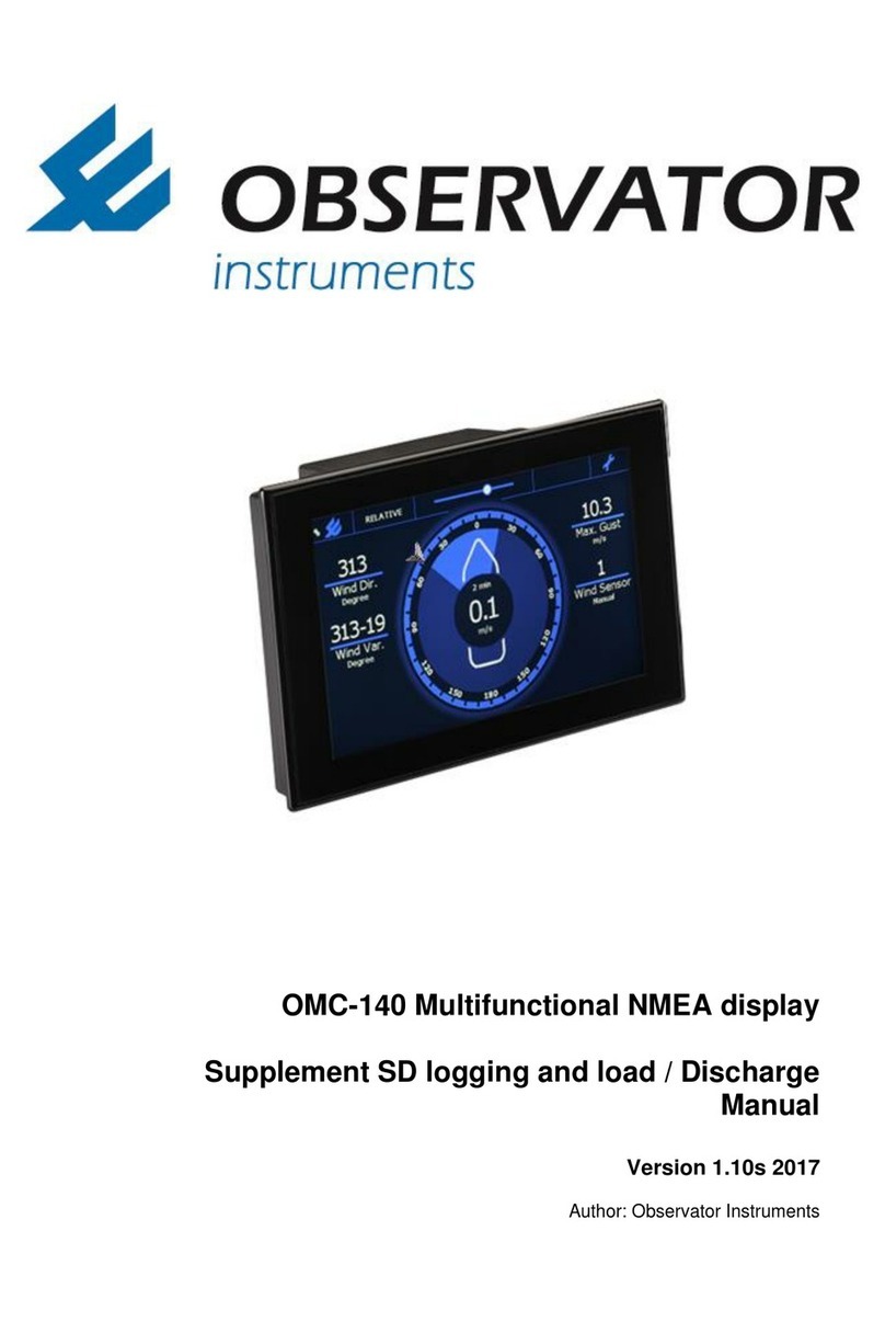 Observator Instruments OMC-140 User manual