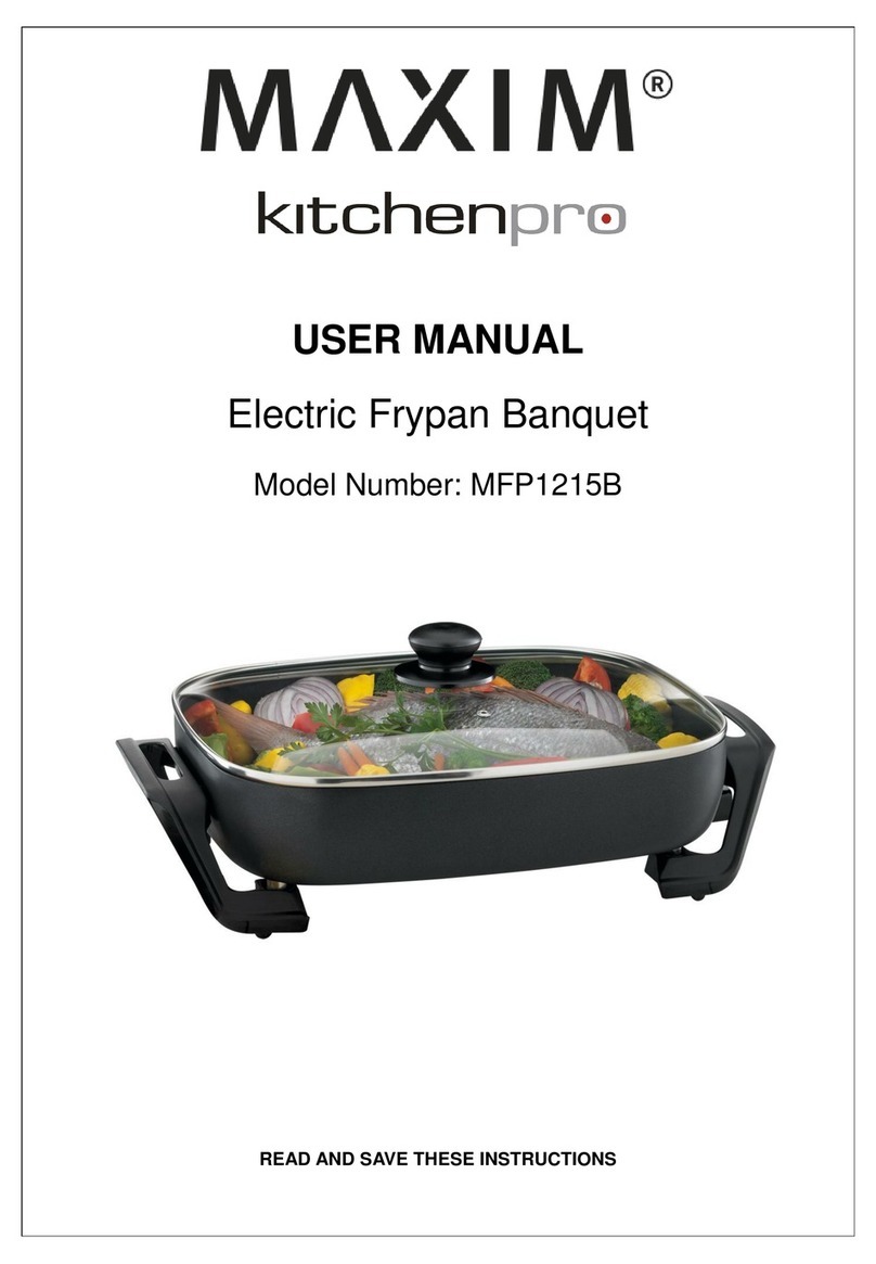 Maxim Kitchenpro MFP1215B user manual