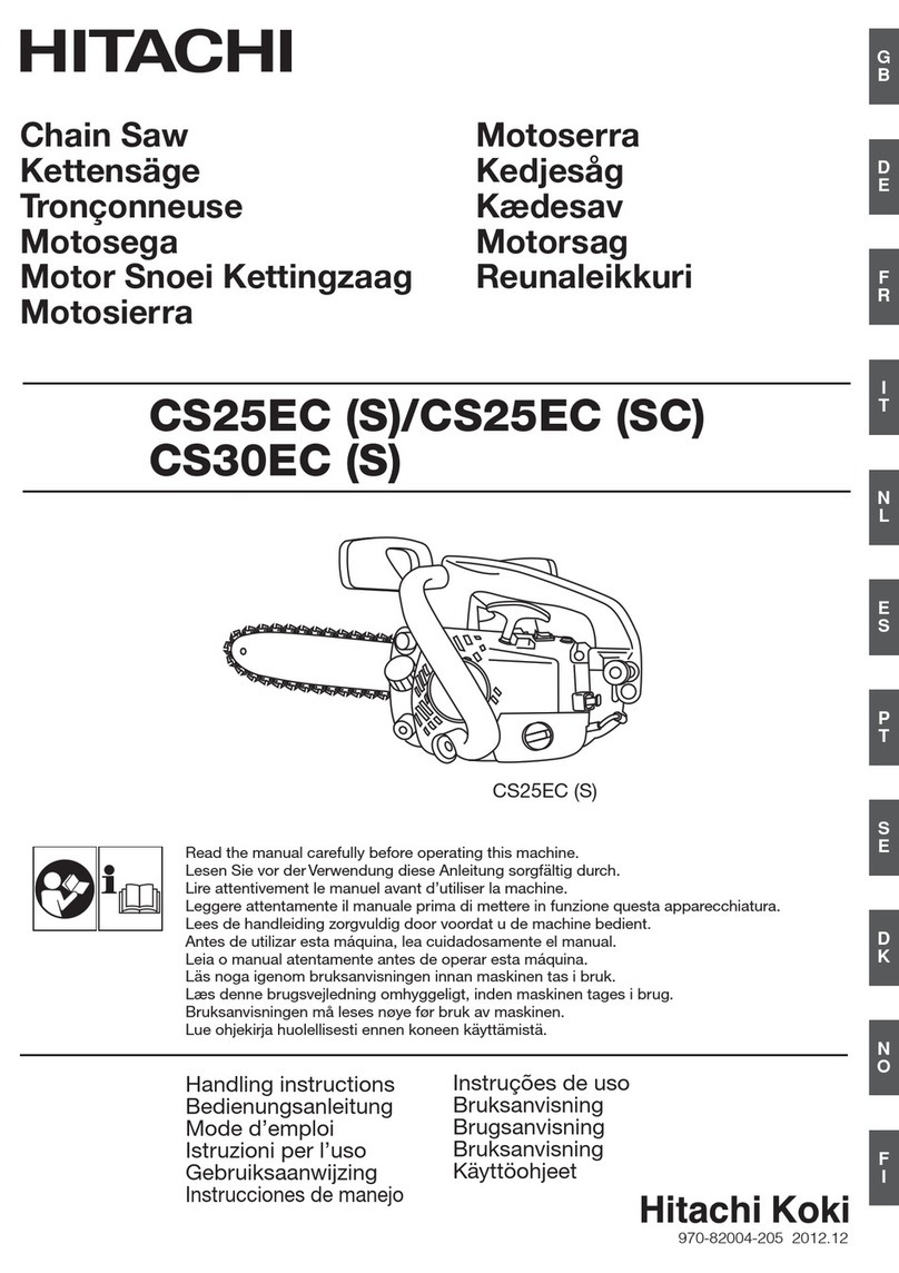 Hitachi CS25EC User manual
