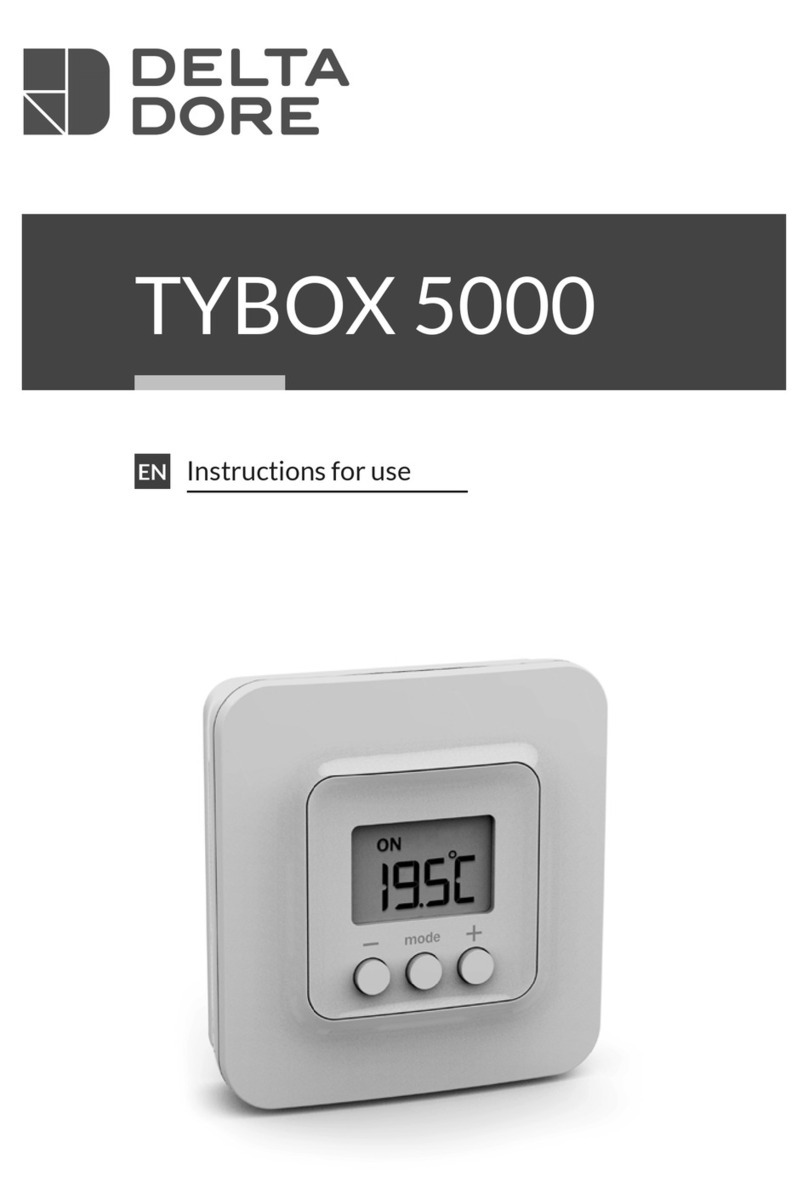 DELTA DORE PACK TYBOX 5000 Instructions for use