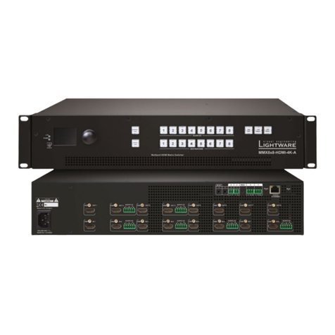 Lightware MMX8x8-HDMI-4K-A User manual