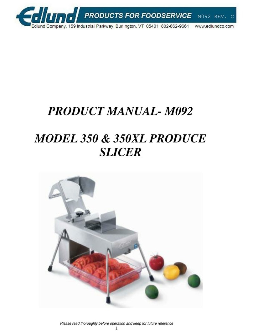 Edlund Company 350 product manual