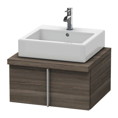 DURAVIT VE 6550 User manual