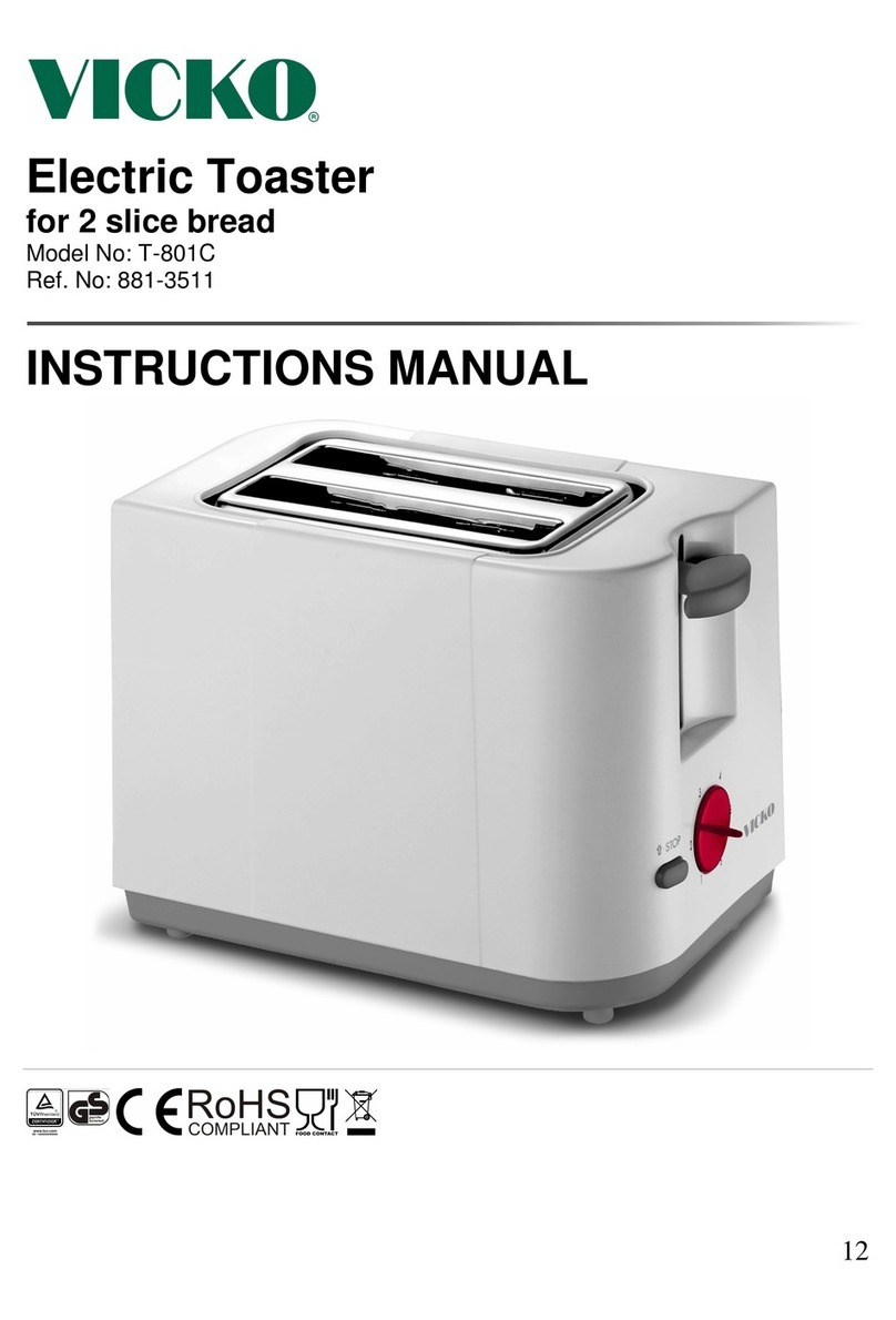 Vicko T-801C instruction manual Vicko T-801C instruction manual