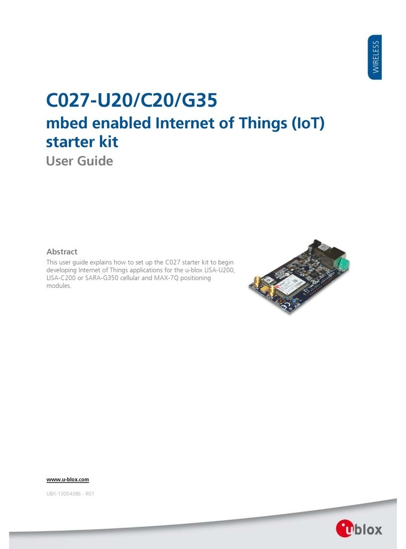 Ublox C027-U20 User manual