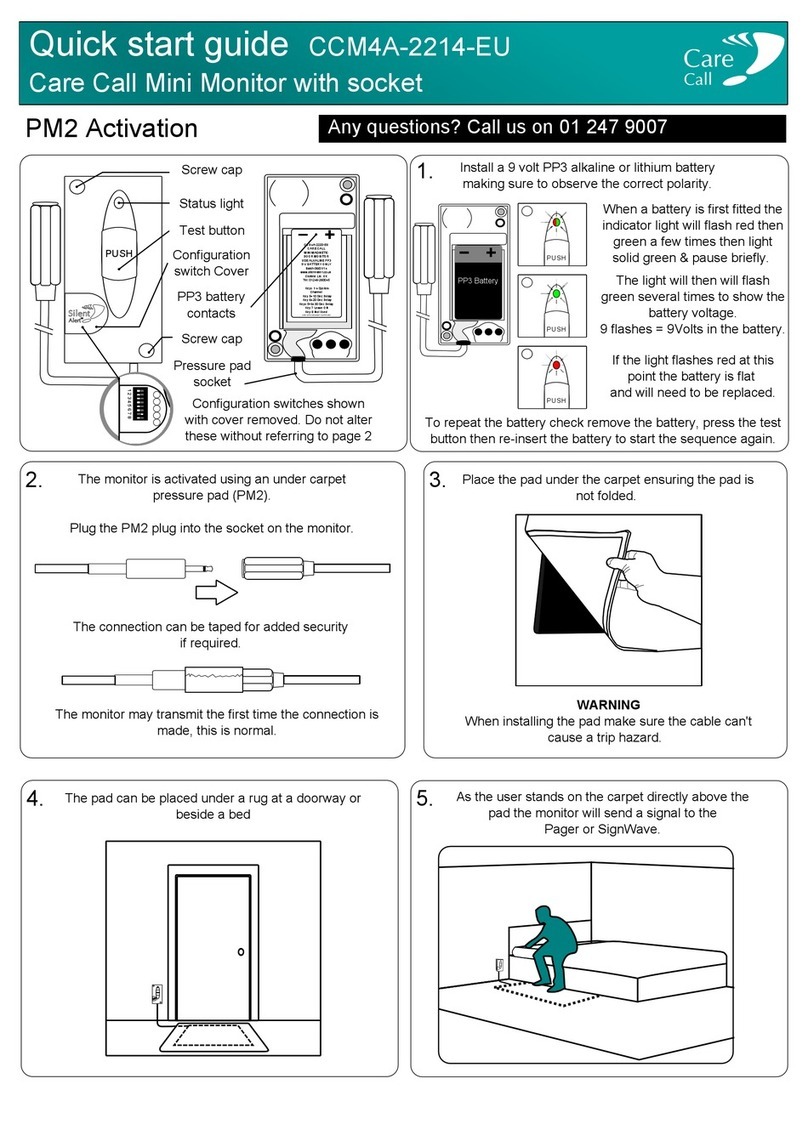 Care Call CCM4A-2214-EU quick start guide