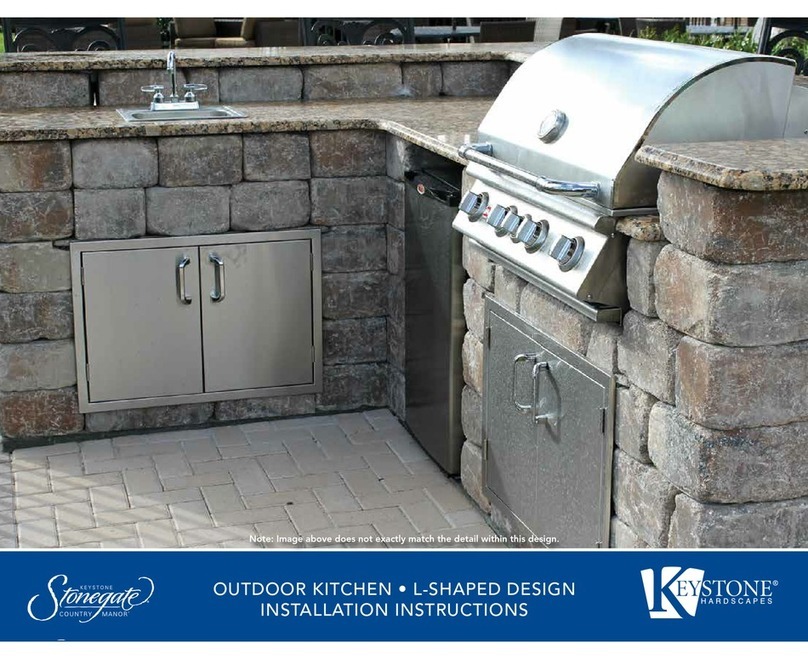 Keystone STONEGATE COUNTRY MANOR Installation instructions manual Keystone STONEGATE COUNTRY MANOR Installation instructions manual