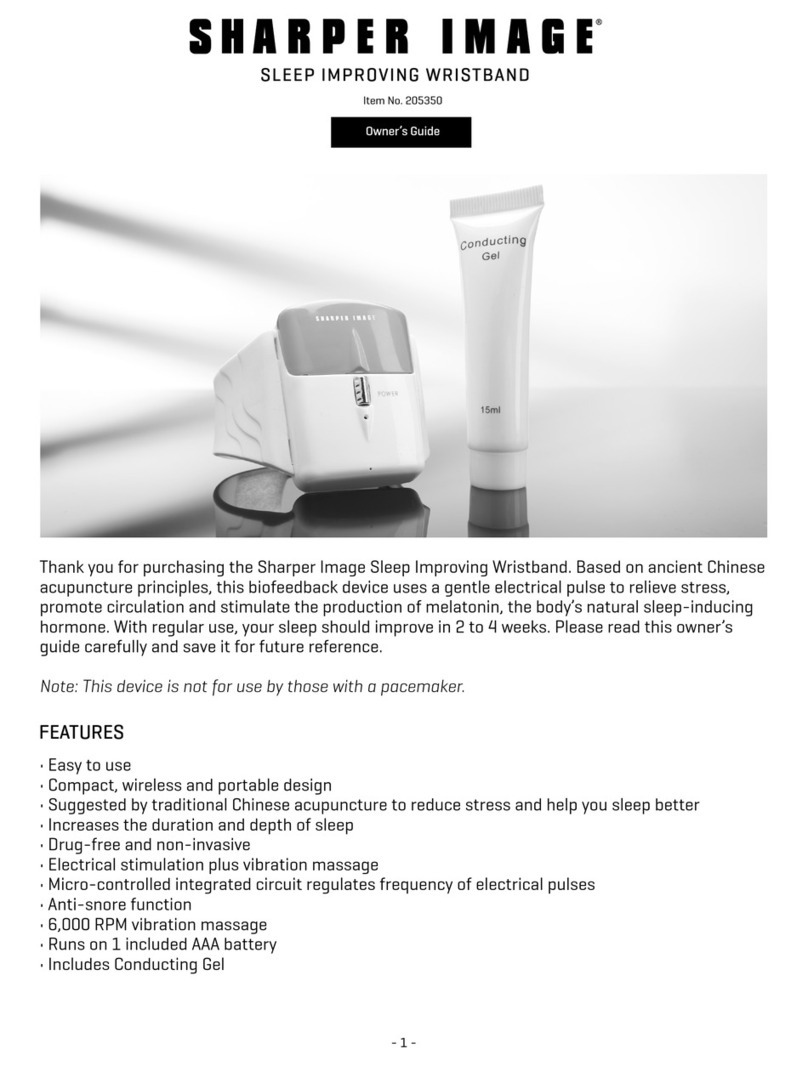 Sharper Image 205350 owner's guide