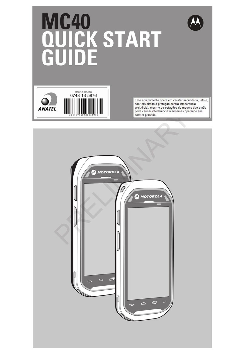 Motorola MC40 User manual