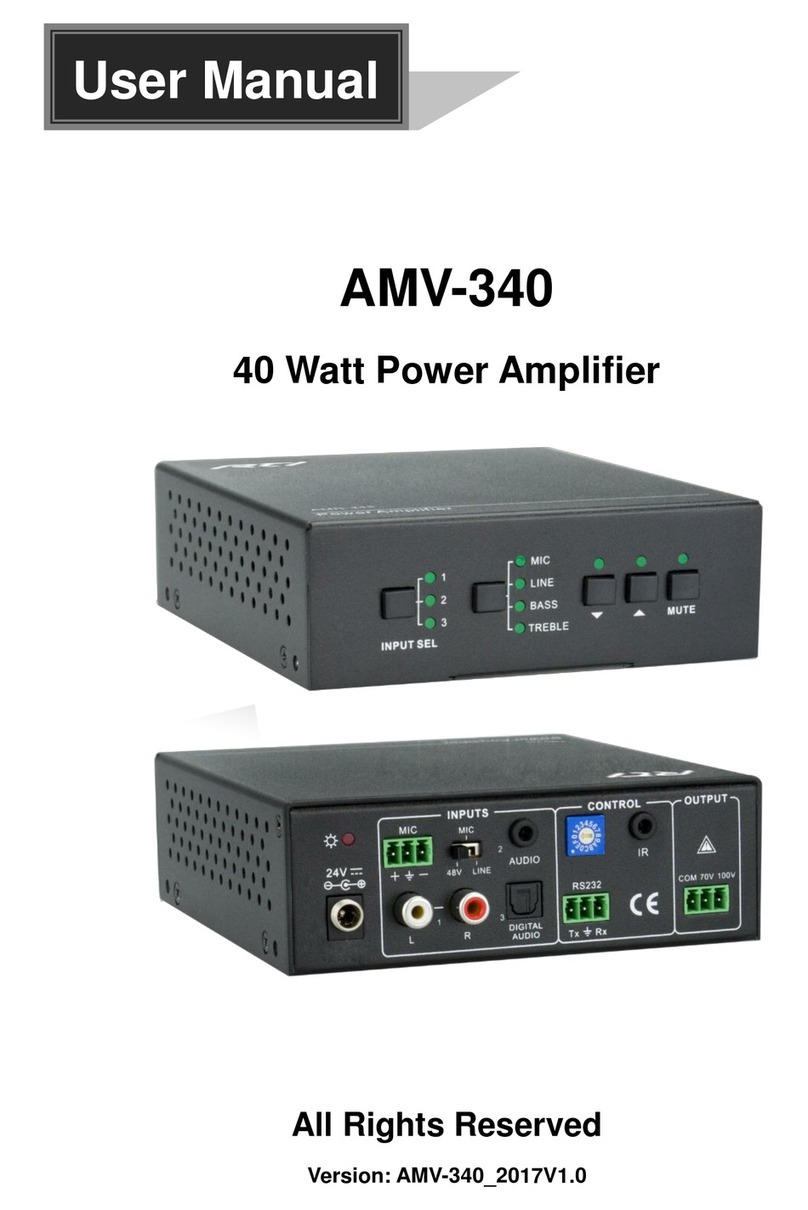 RTI AMV-340 User manual