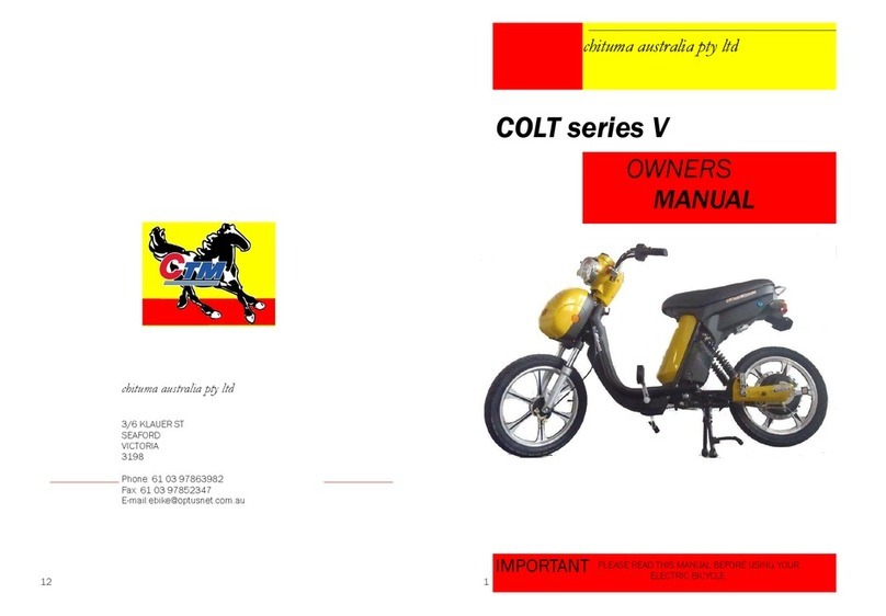 CTM COLT series V owner's manual