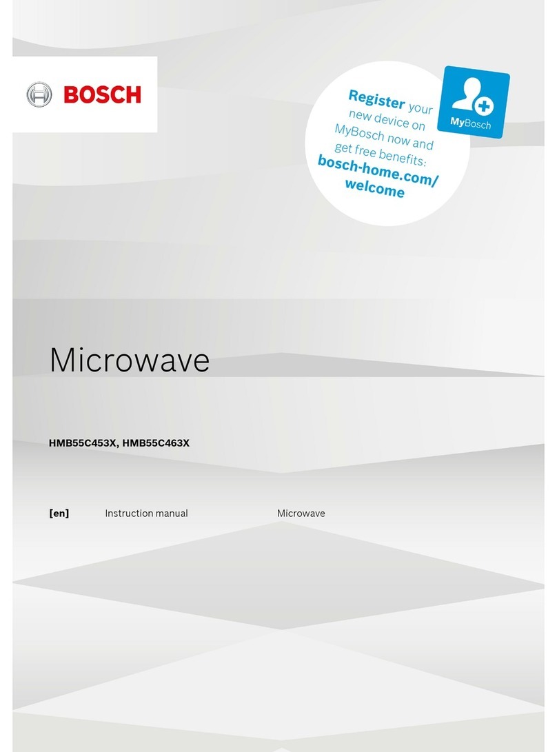 Bosch HMB55C453X User manual