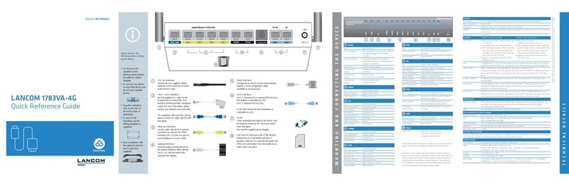 Lancom 1783VA-4G Quick reference guide