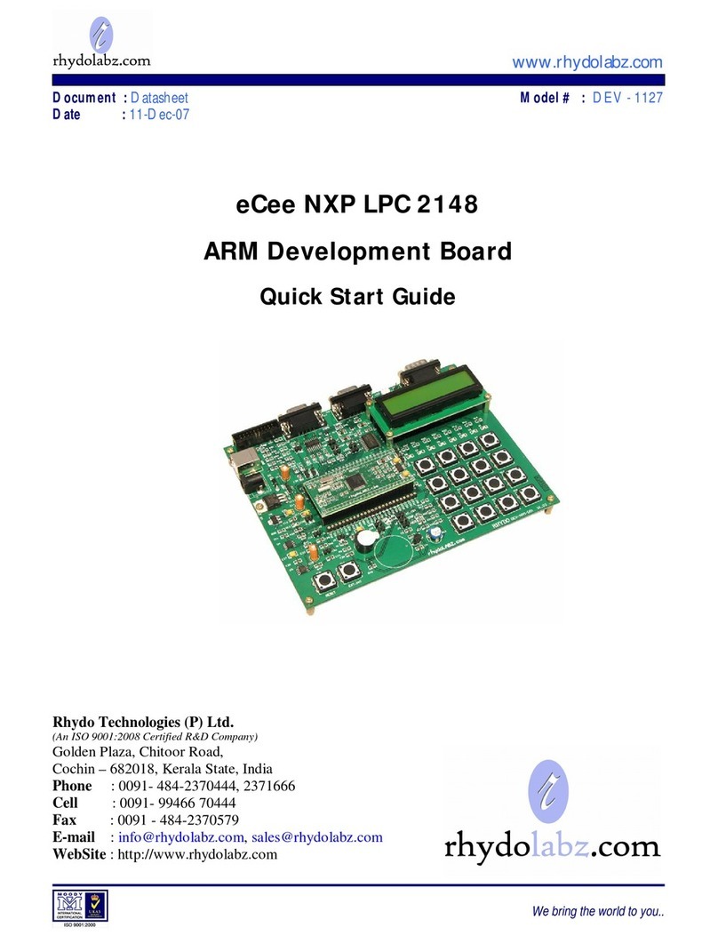 Rhydolabz eCee NXP LPC 2148 quick start guide