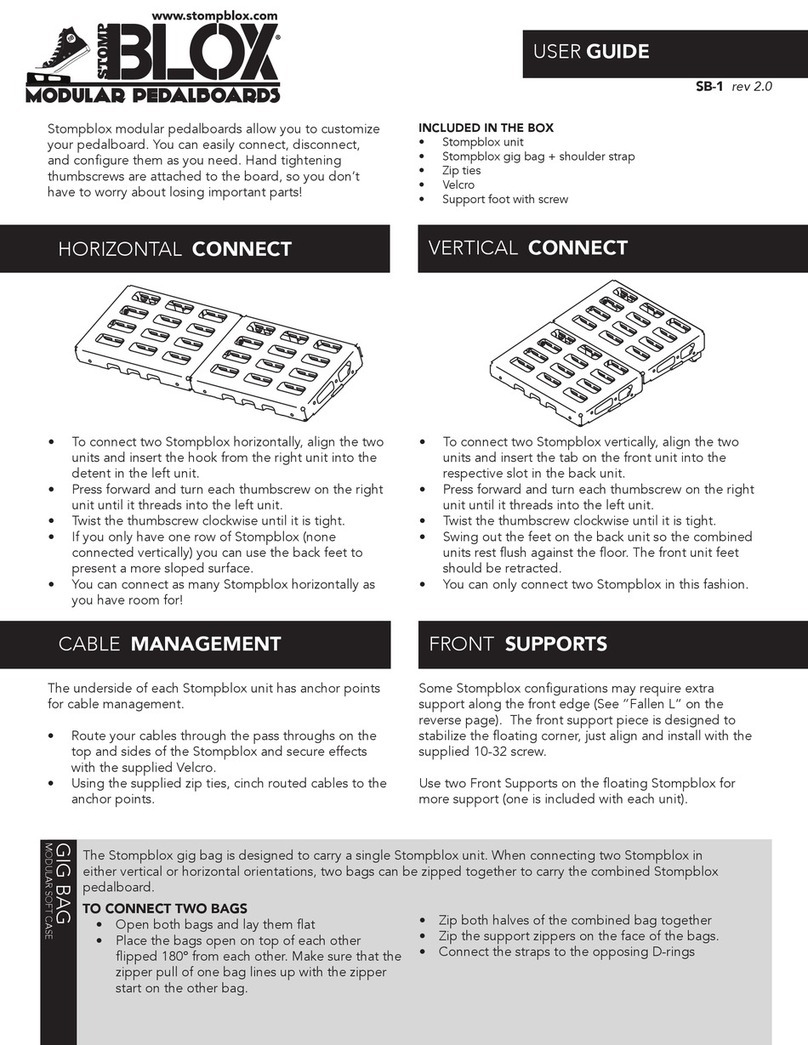 Stompblox SB-1 User manual