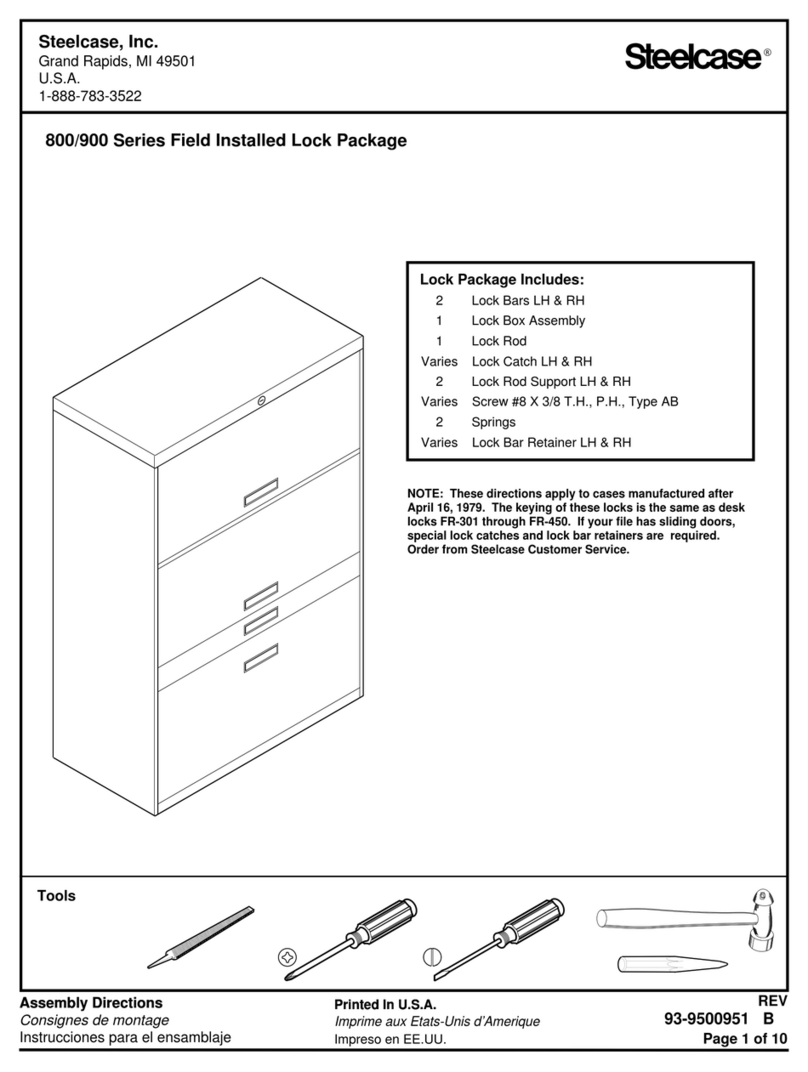 Steelcase 800 Series Assembly manual