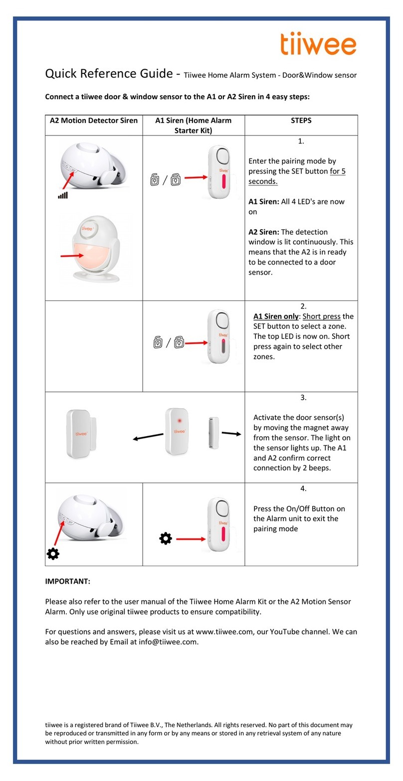 Tiiwee TWWS01 Quick reference guide