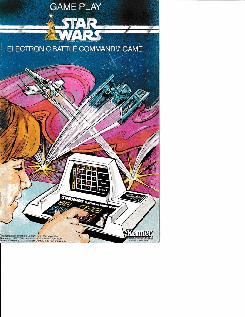 Kenner Electronic battle command STAR WARS manual