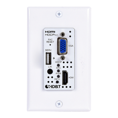 CYP CH-2537TXWPUS Installation manual