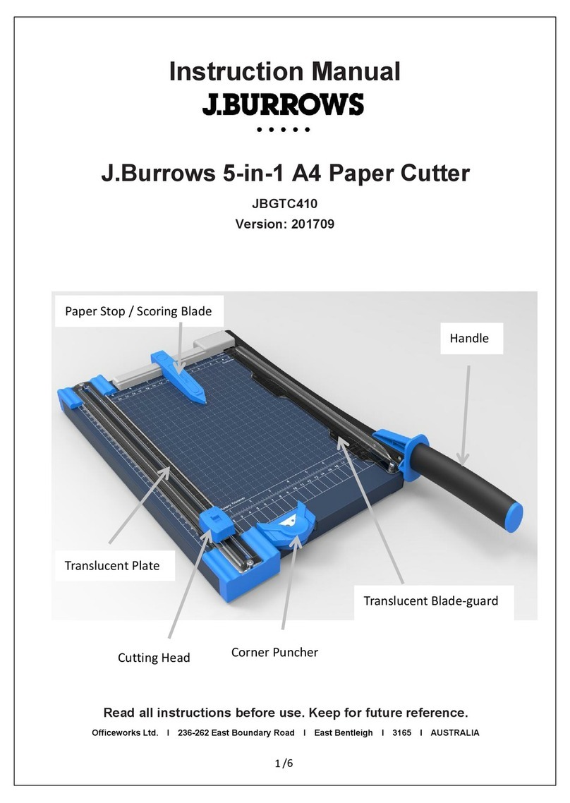 J.Burrows JBGTC410 instruction manual