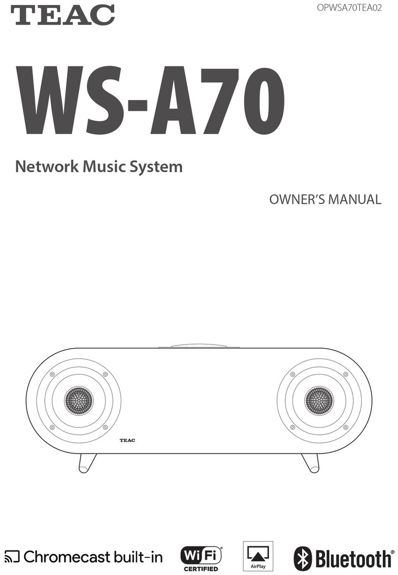 Teac WS-A70 owner's manual