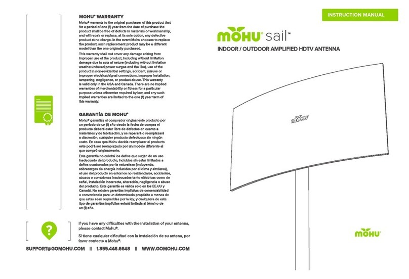 Mohu sail instruction manual