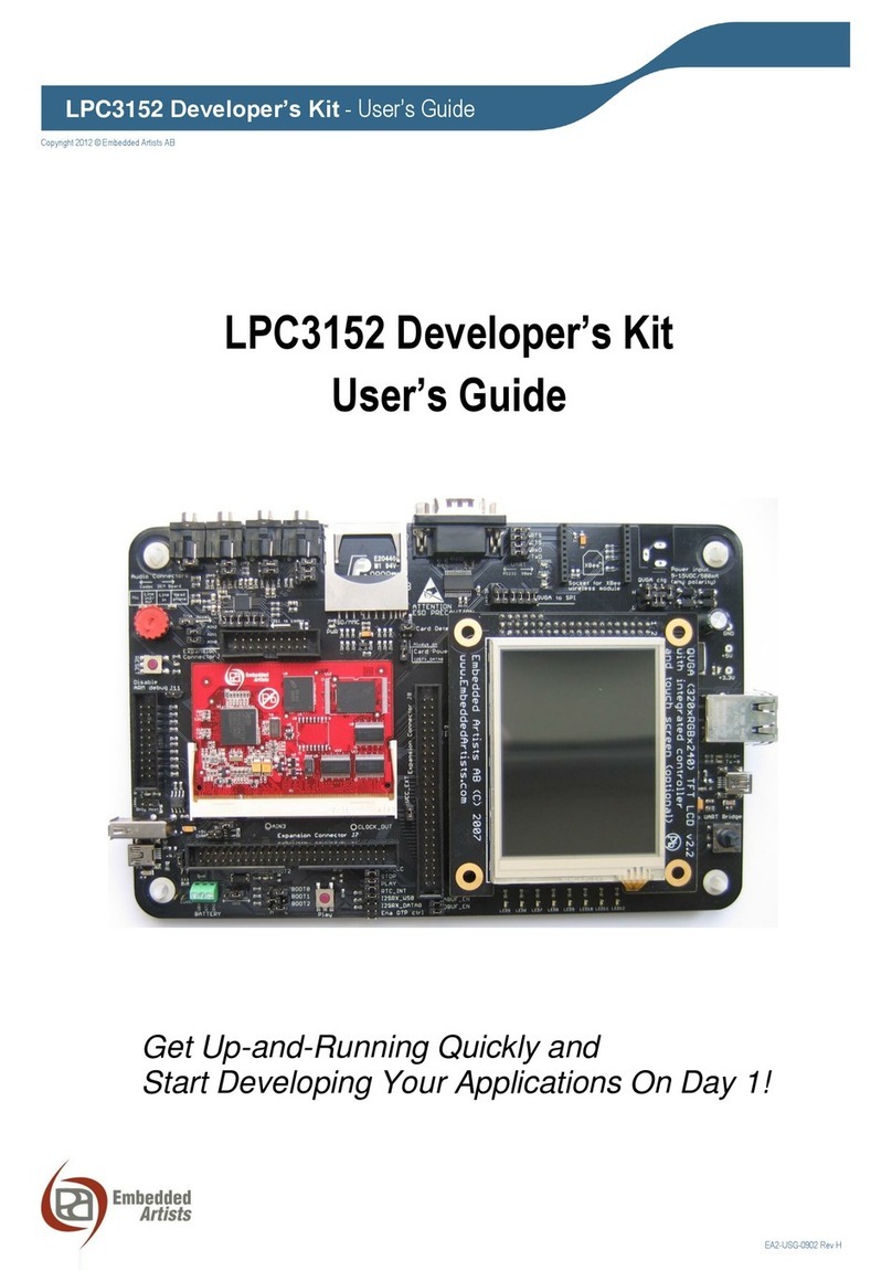 Embedded Artists LPC3152 User manual