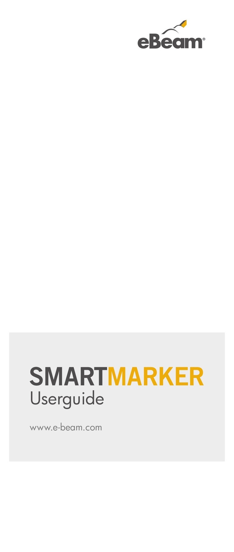 eBEAM SMARTMARKER user guide