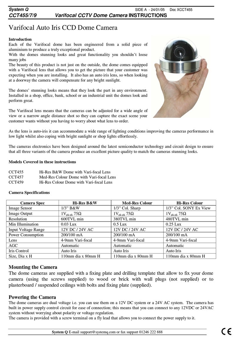System Q CCT455 User manual