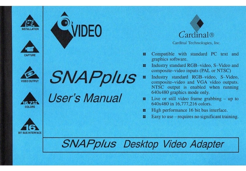 Cardinal Technologies SNAPplus User manual