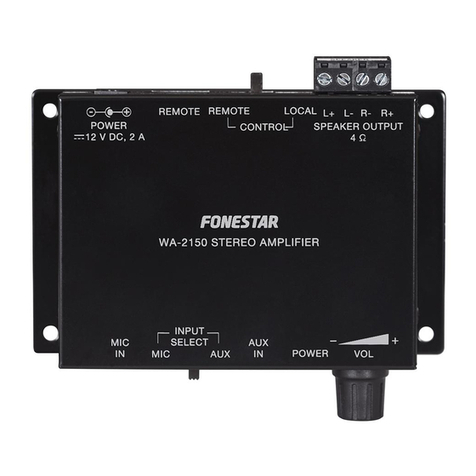 FONESTAR WA-2150 instruction manual
