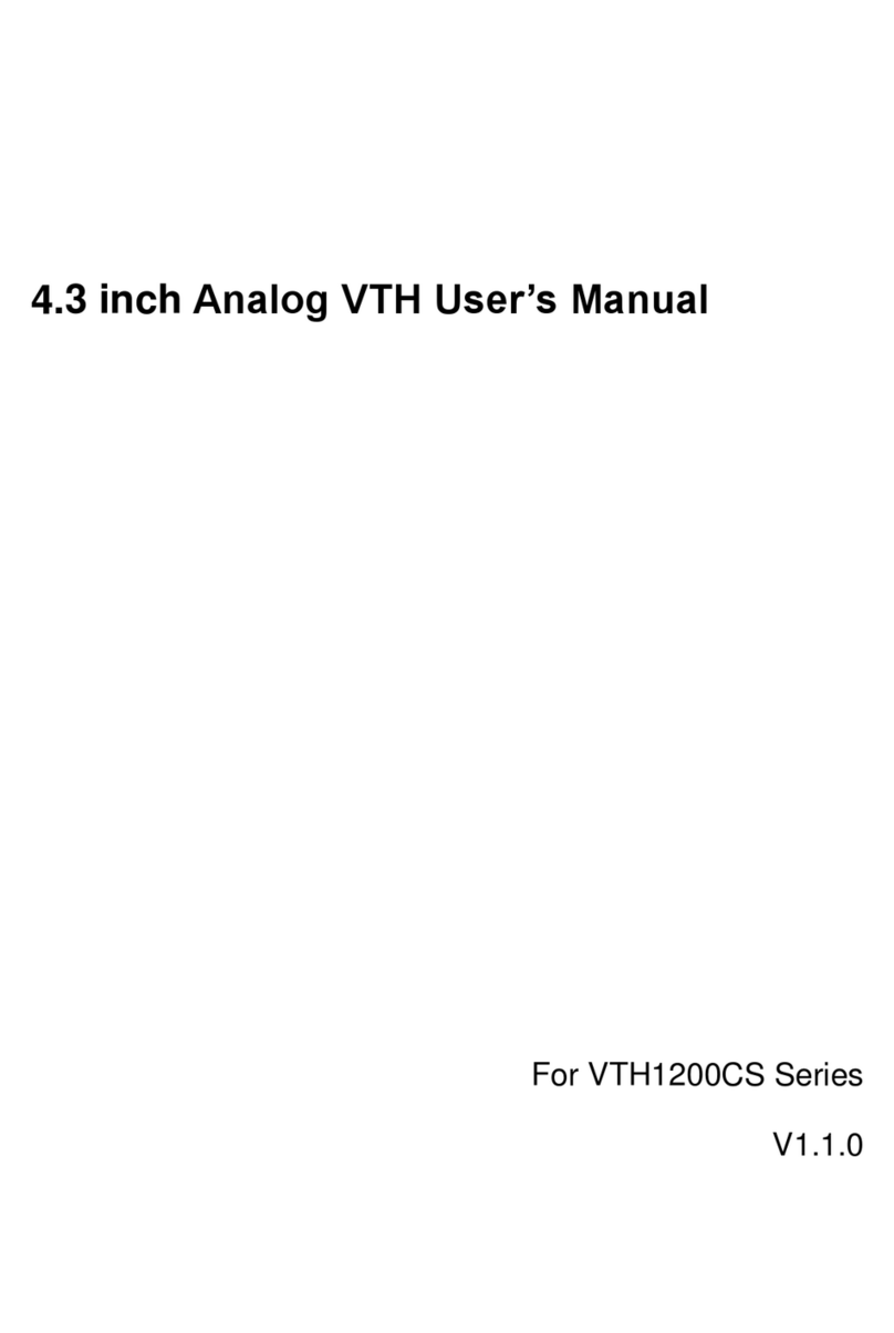 Dahua 4.3-inch VTH user manual