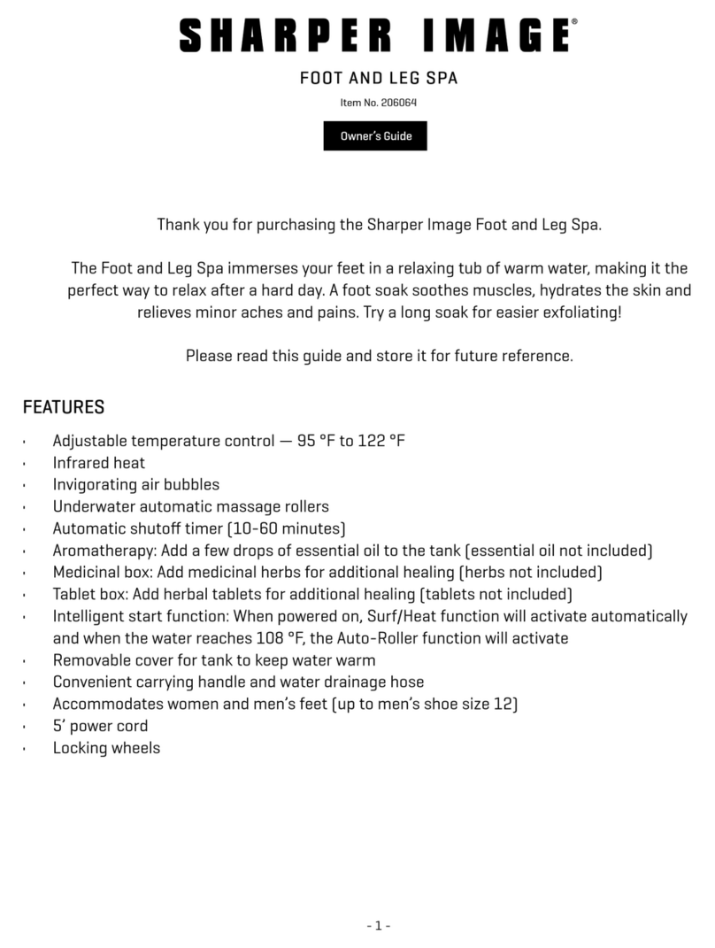 Sharper Image 206064 User manual