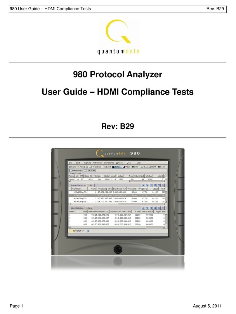 Quantum Data 980 user guide