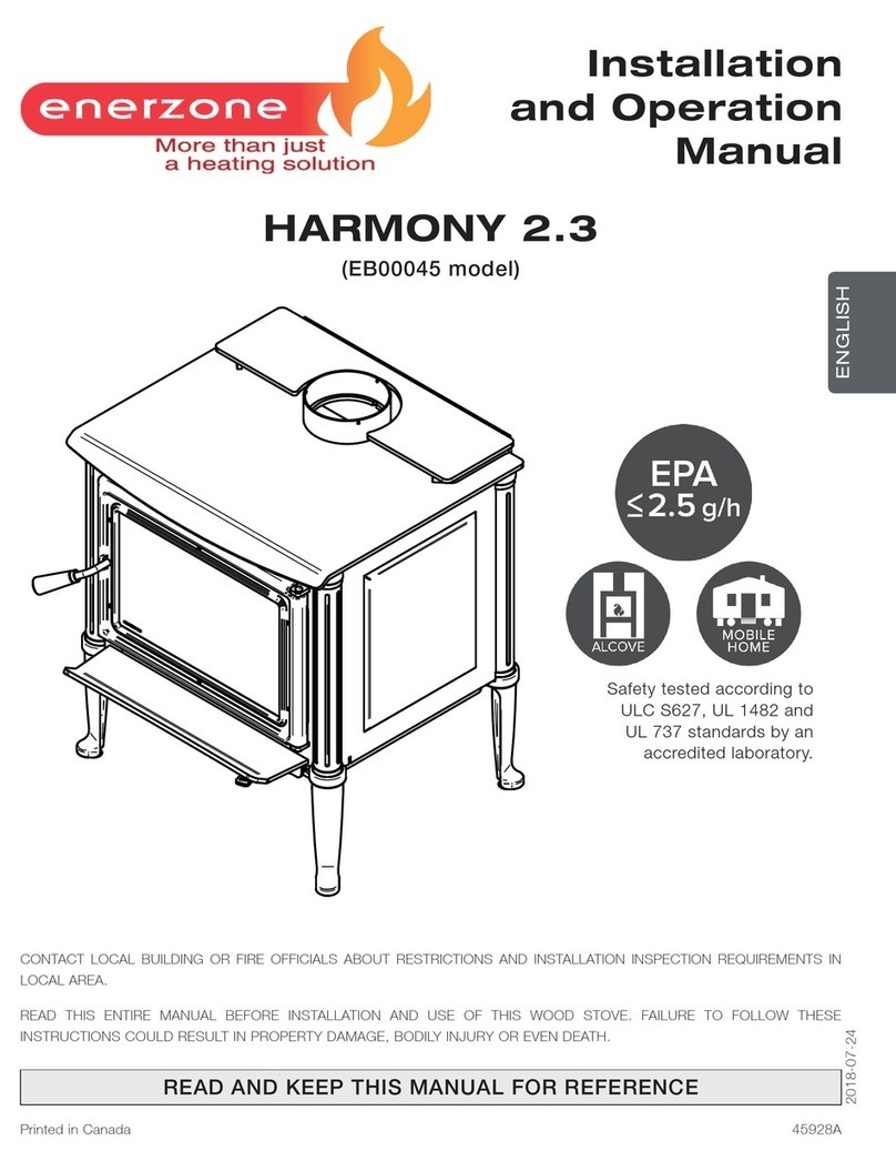 Enerzone Harmony 2.3 Installation and operation manual Enerzone Harmony 2.3 Installation and operation manual