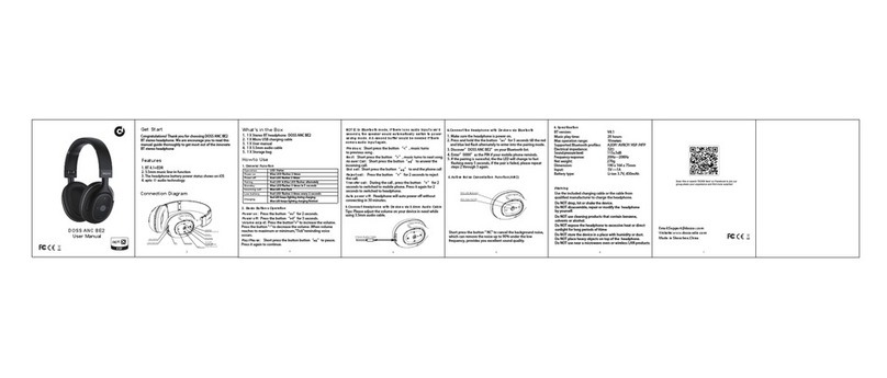 Doss ANC BE2 user manual