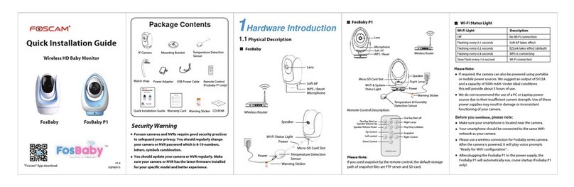 Foscam FosBaby P1 User manual