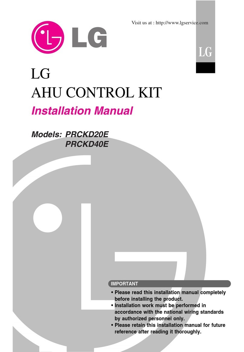 LG PRCKD40E installation manual